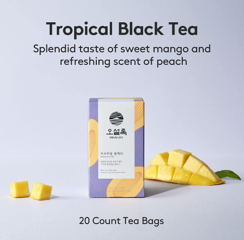 OSULLOC Tropical Black Tea, 1 Box 20ea, from Korea_KT