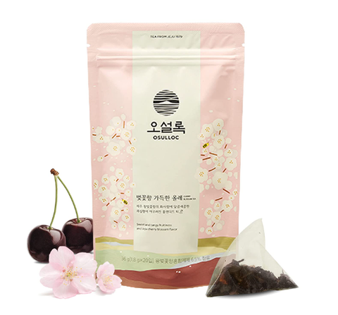 OSULLOC Cherry Blossom Tea, 1 Pack 20ea, from Korea_KT