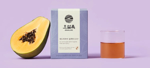 OSULLOC Red Papaya Black Tea, 1 Box 10ea, from Korea_KT