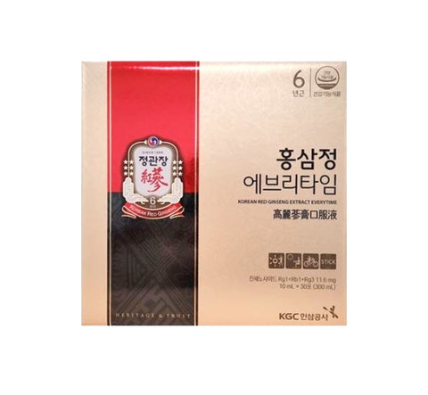 JungKwanJang Korean Red Ginseng Extract Everytime (10mL x 30 pouches) from Korea