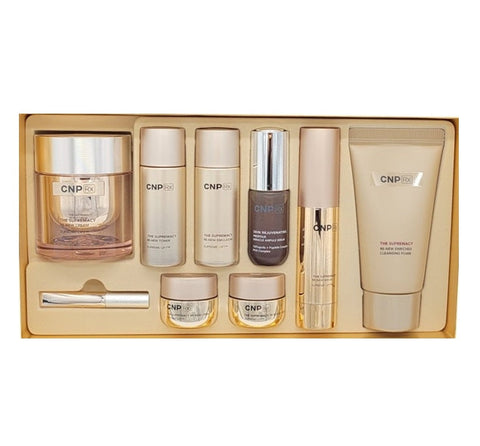 CNP Rx The Supremacy Re-New Cream Oct. 2023 Set (8 Items) with Samples (120pcs) from Korea