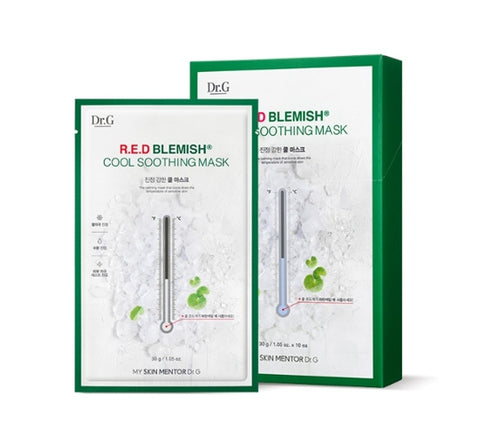 Dr.G Red Blemish Cool Soothing Mask 1 Pack (10ea) from Korea