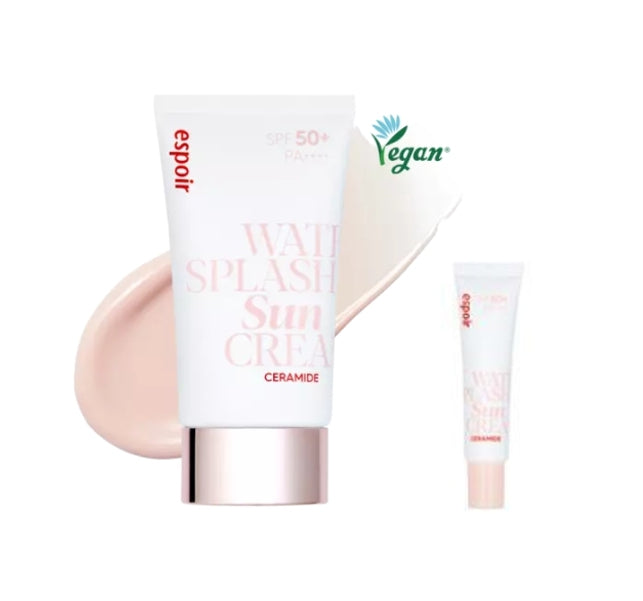 New espoir Water Splash Sun Cream SPF50+/PA+++ 60ml + 20ml (2 Items) from Korea_S