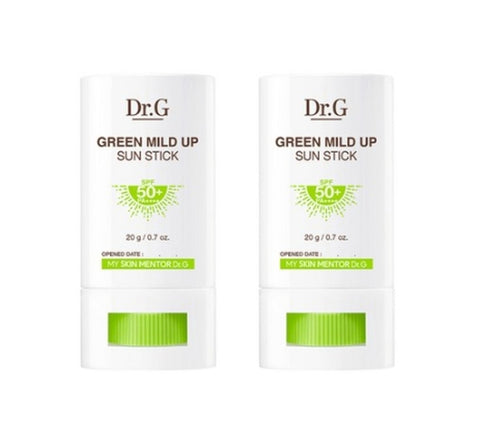2 x Dr.G Green Mild Up Sun Stick SPF50+ PA++++ 20g from Korea