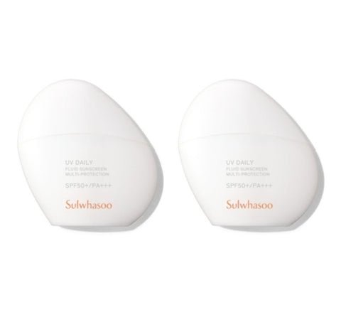 2 x Sulwhasoo UV Daily Fluid Sunscreen Multi-protection 50ml from Korea