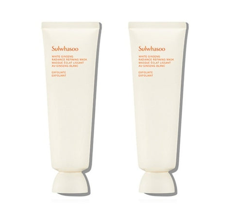 2 x Sulwhasoo White Ginseng Radiance Refining Mask 120ml from Korea