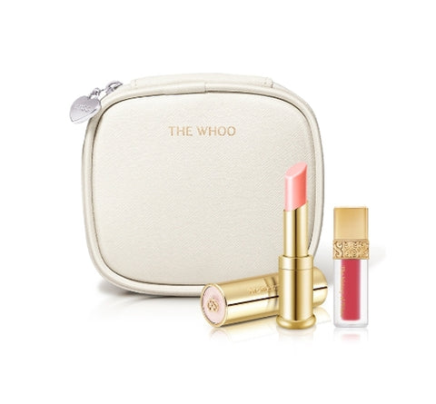 The History of Whoo Gongjinhyang:Mi Glow Lip Balm Pink May 2024 Set (3 Items) from Korea