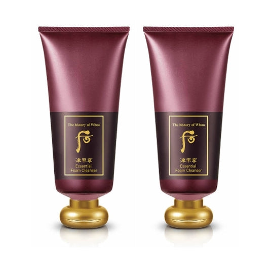 2 x The History of Whoo Jinyulhyang Essential Foam Cleanser 180ml from Korea