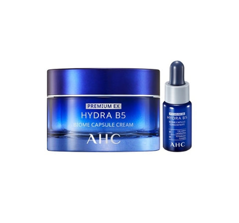 AHC Premium EX Hydra B5 Biome Capsule Cream Set (2 Items) from Korea