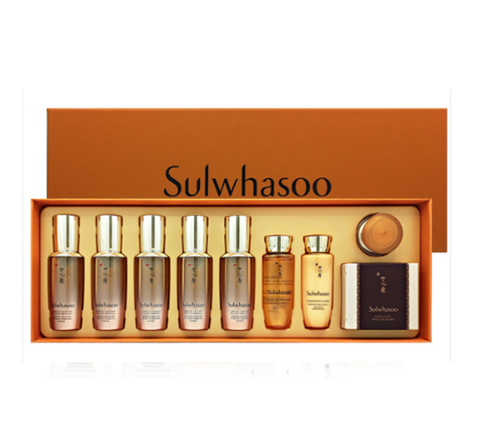 Sulwhasoo Herblinic Intensive Infusion Ampoules Set (9 Items) + Samples (2 Items) from Korea