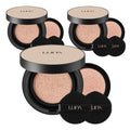 3 x LUNA Long Lasting Conceal Fixing Cushion Main+Refill 21W Warm Beige 13.5g