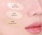2 x LUNA Long Lasting Conceal Fixing Cushion Main+Refill 23M Medium Beige 13.5g