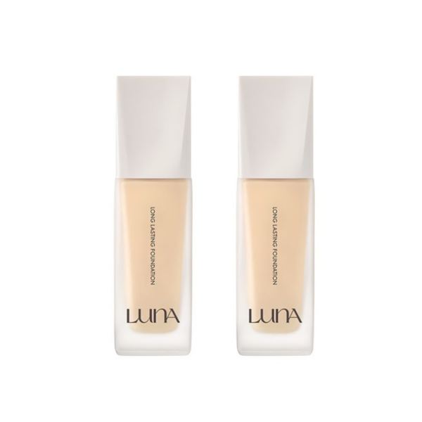 2 x LUNA Long Lasting Foundation 30ml #21 Vanilla