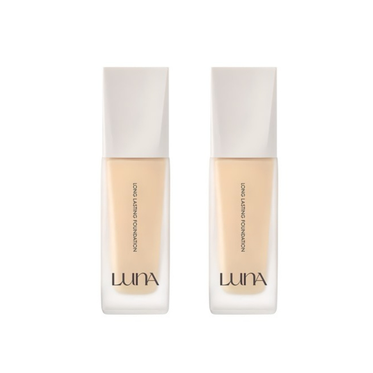 2 x LUNA Long Lasting Foundation 30ml #22 Beige