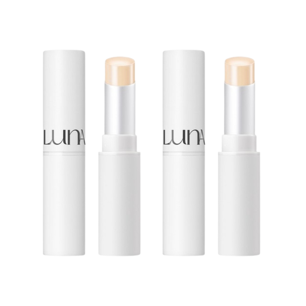 2 x LUNA Perfecting Stick Concealer 6g #1 Light Beige
