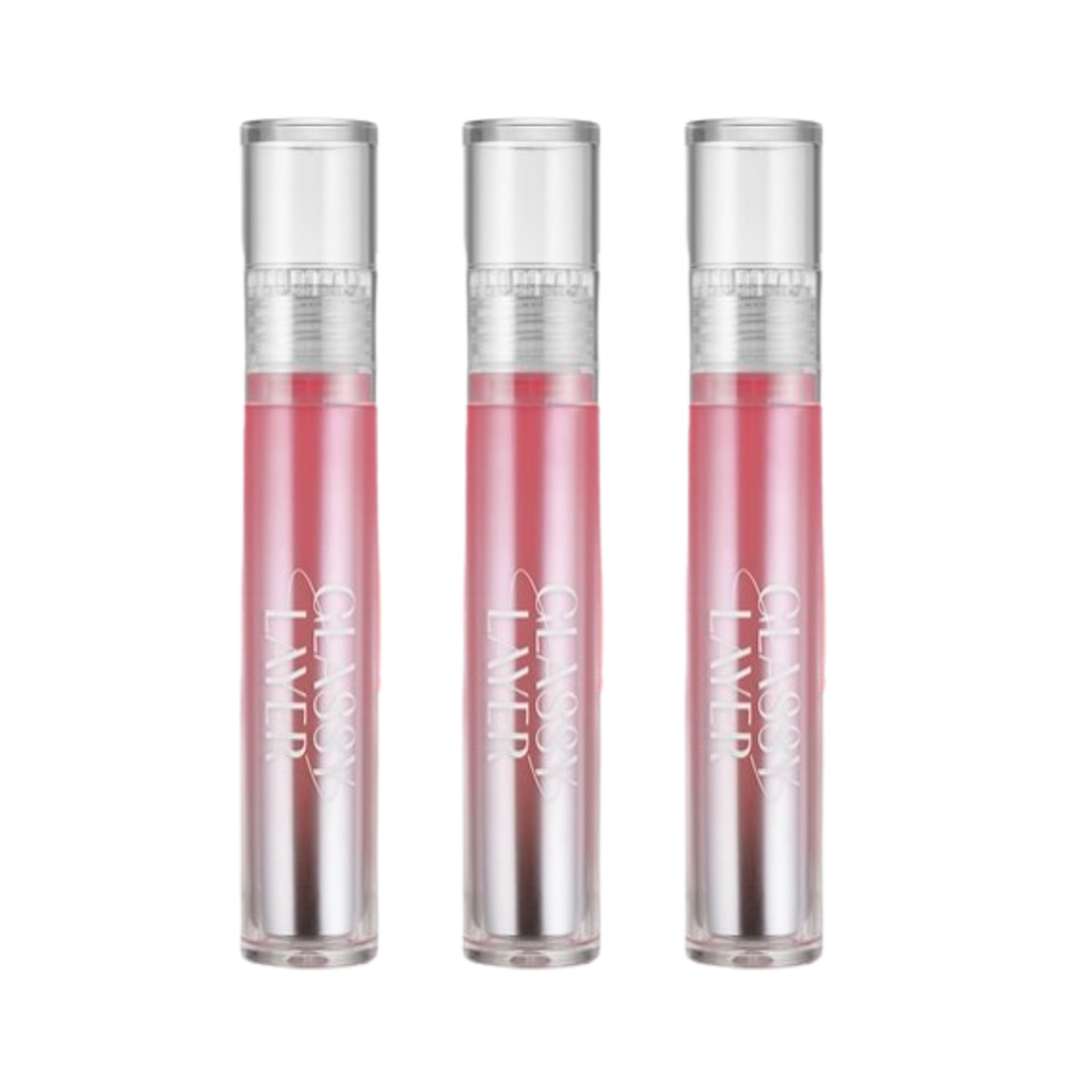 3 x LUNA Glassy Layer Tint #4 Dewy Peach 3g