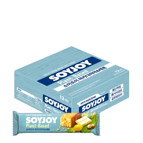 SOYJOY Plant-Based Macadamia & Lemon 25g x 12 Bars from Korea