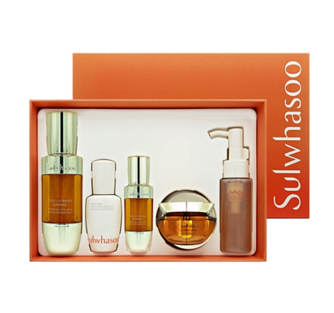 Sulwhasoo Concentrated Ginseng Renewing Serum Set(5 Items) + Samples 8ml from Korea