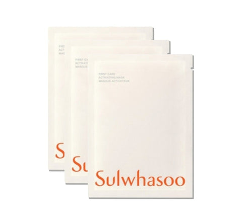 [Trial Kit] 3 x New Sulwhasoo First Care Activating Mask from Korea