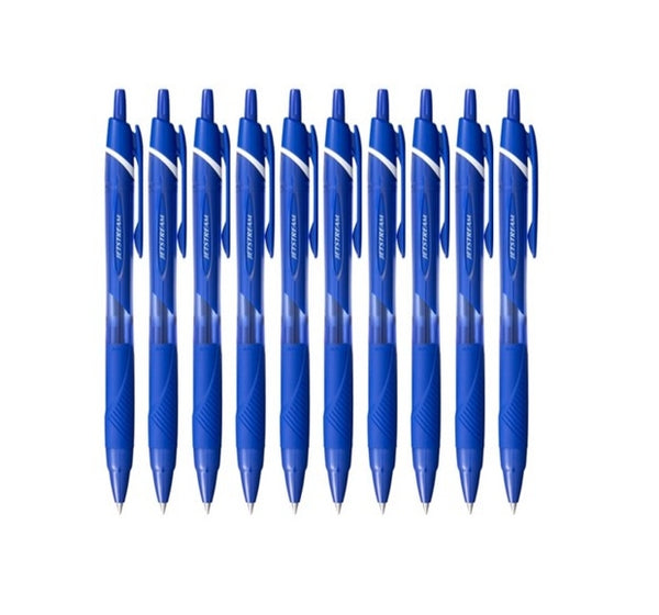 10 x Jetstream Ballpoint Pen 0.5mm SXN-150 Blue - Smooth Writing & Reliable Ink Flow