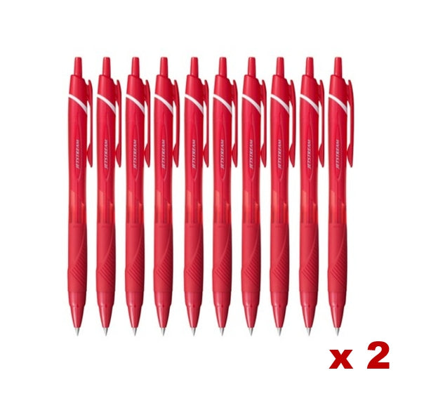 20 x Jetstream Ballpoint Pen 0.5mm SXN-150 Red - Smooth Writing, Reliable Ink Flow