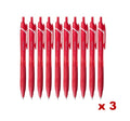 30 x Jetstream Ballpoint Pen 0.5mm SXN-150 Red - Smooth Writing, Reliable Ink Flow