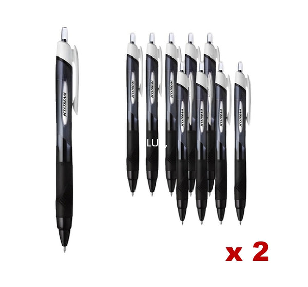 20 x Jetstream SXN-150-10 Ballpoint Pen 1.0mm Black - Smooth, Quick-Drying Ink