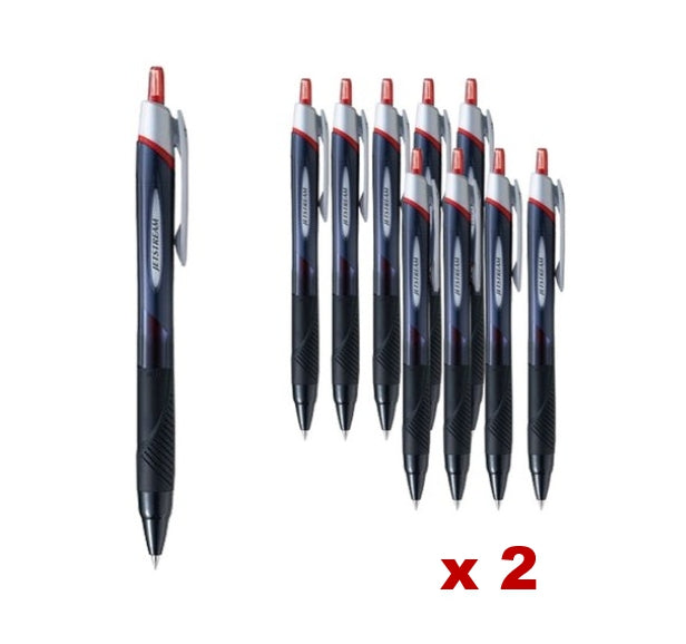 20 x Jetstream SXN-150-38 0.38mm Ballpoint Pen, Red