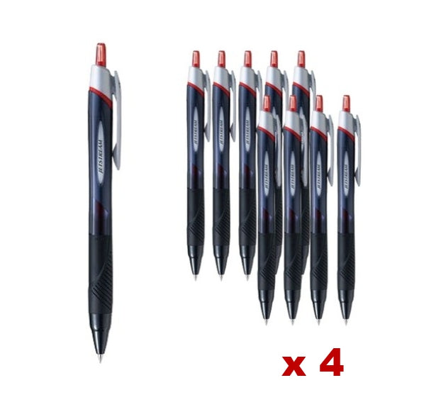 40 x Jetstream SXN-150-38 0.38mm Ballpoint Pen, Red