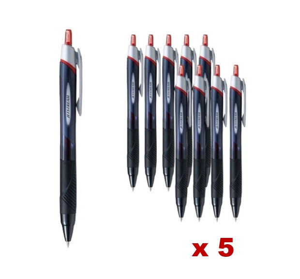 50 x Jetstream SXN-150-38 0.38mm Ballpoint Pen, Red