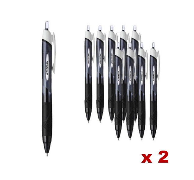 20 x Jetstream SXN-150-38 0.38mm Black Ballpoint Pen