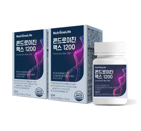 3 x NutrioneLife Chondroitin Max 1200 (60 Capsules) from Korea_KT