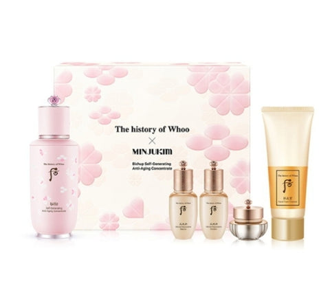 The History of Whoo Bichup Self-Generating Anti-Aging Essence Nov. 2023 Set (5 Items) from Korea