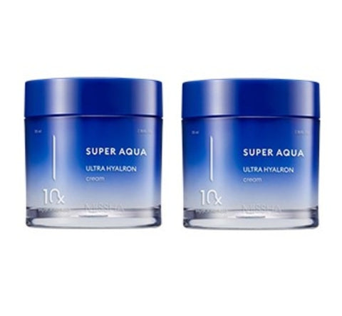 2 x MISSHA Super Aqua Ultra Hyalron Cream 70ml from Korea
