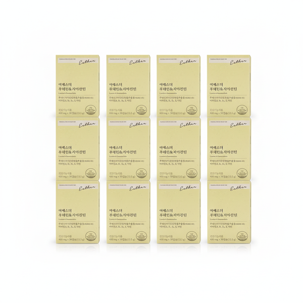 12 x ESTHER FORMULA Lyuh Esther Lutein&Zeaxanthin (450mg x 30) from Korea