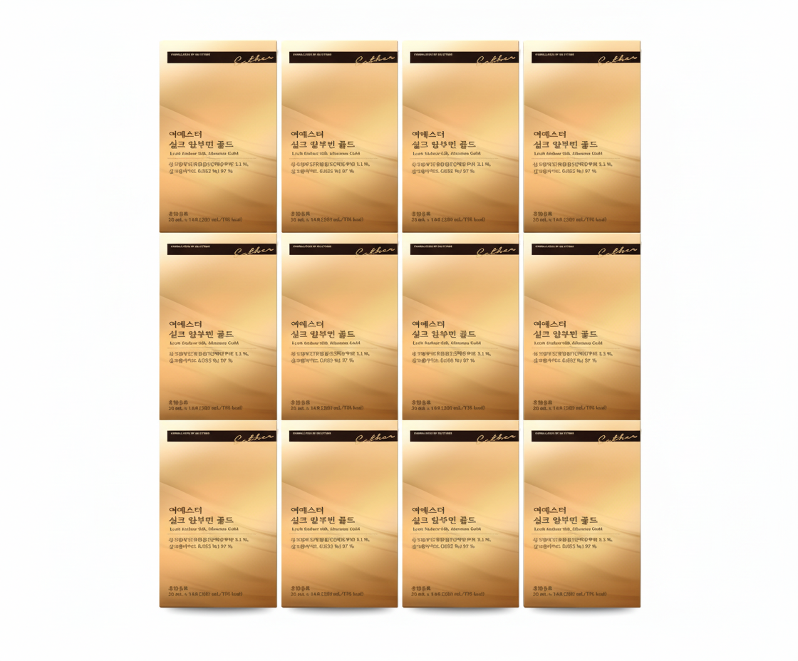 12 x ESTHER FORMULA Lyuh Esther Silk Albumin Gold (20ml x 14ea) from Korea