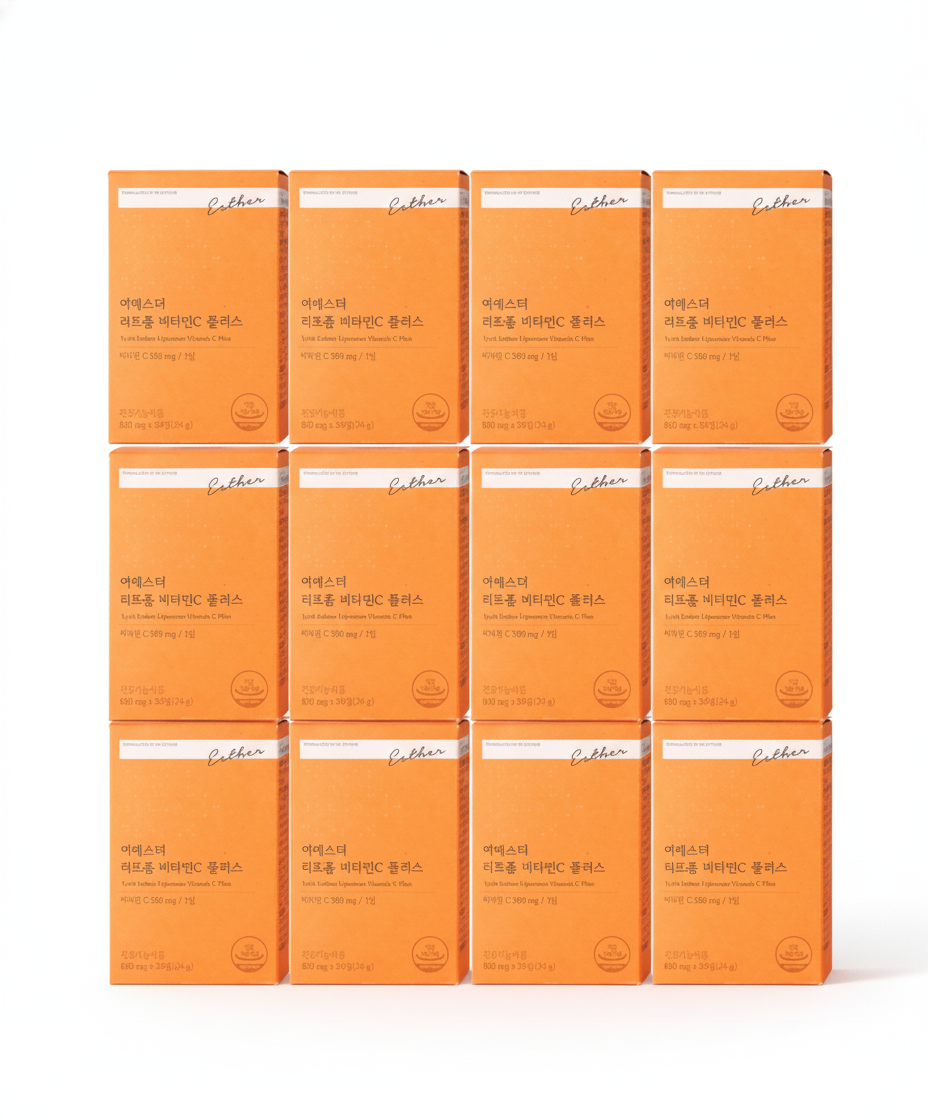 12 x ESTHER FORMULA Lyuh Esther Liposome Vitamin C Plus 30 Capsules from Korea