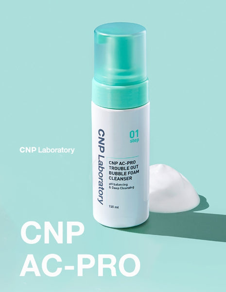 CNP Laboratory AC-PRO Trouble Out Bubble Foam Cleanser 150ml from Korea
