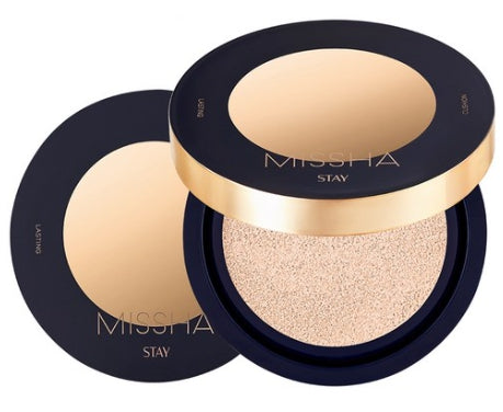 2 x MISSHA Stay Cushion 15g, 3 Colours, SPF40 PA++ from Korea by MISSHA