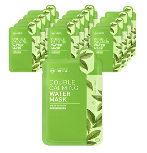 15 x MEDIHEAL Double Calming Water Mask 20ml by MEDIHEAL
