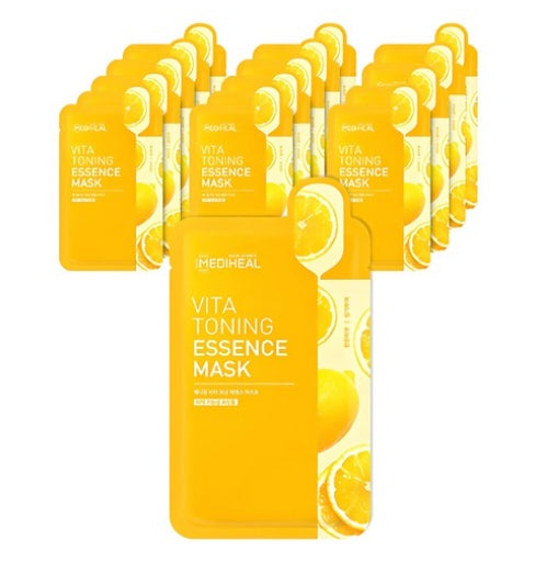 15 x MEDIHEAL Vita Toning Essence Mask 20ml by MEDIHEAL