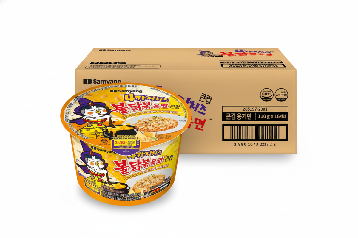 16 x Samyang Buldak 4 Cheese Ramen (110g) from Korea