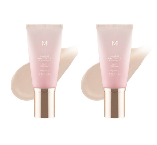 2 x MISSHA M Signature Real Complete BB Cream SPF30/PA++ 45g from Korea by MISSHA