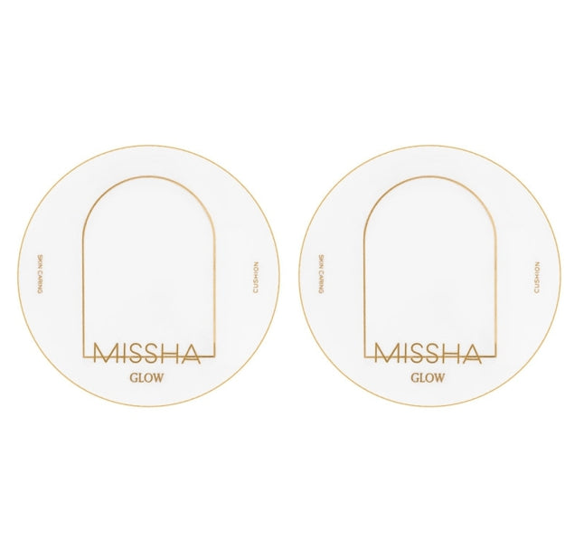 2 x MISSHA Glow Cushion Light 13g, SPF37 PA+++, 3 Colours from Korea by MISSHA