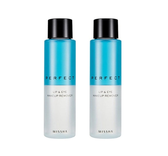 2 x MISSHA Perfect Lip & Eye Makeup Remover 155ml from Korea by MISSHA