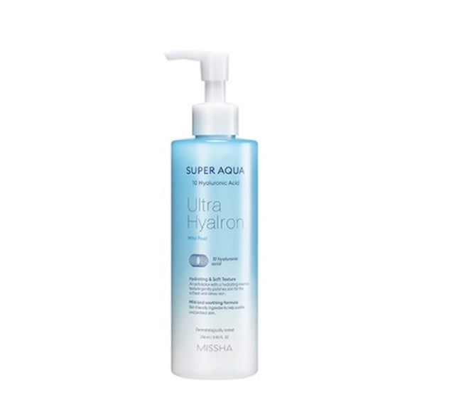 MISSHA Super Aqua Ultra Hyalron Mild Peeling Gel 250ml from Korea by MISSHA
