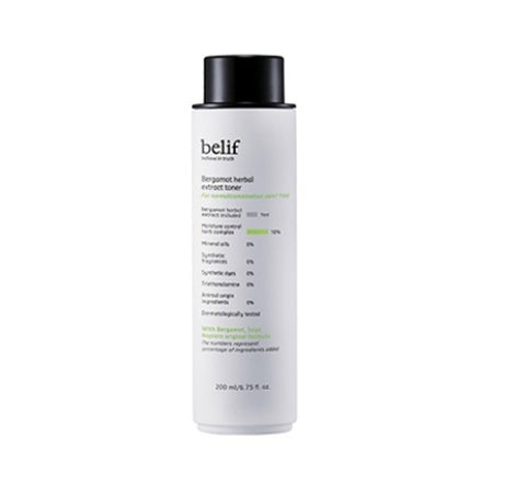 belif Bergamot Herbal Extract Toner 200ml from Korea by belif