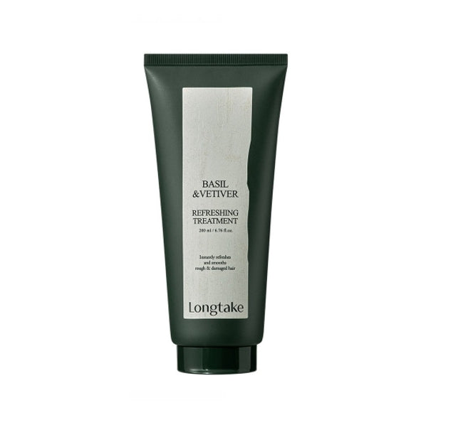 LONGTAKE Basil & Vetiver Refreshing Treatment 200ml from Korea by Longtake