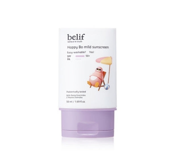 belif Happy Bo Mild Sunscreen SPF 50+, PA++++ 50ml from Korea by belif