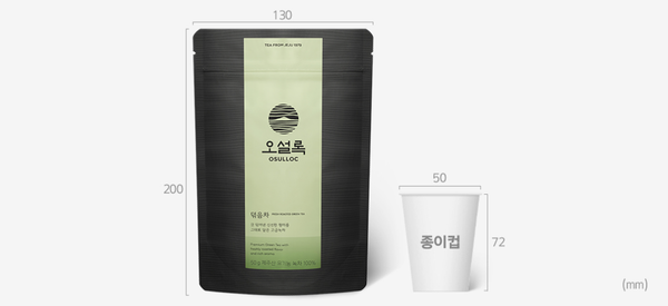 3 x OSULLOC Fresh Roasted Green Tea 50g (Leaf Tea, Green Tea) from Korea by OSULLOC